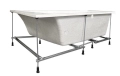 Sanplast Space Line wanna narożna asymetryczna lewa WTL-kpl/SPACE 140x180+SP 610-100-1250-01-000