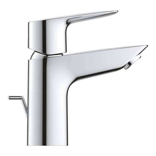 GROHE Start Edge Bateria umywalkowa, rozmiar S, zestaw odpływowy z drążkiem pociąganym, chrom, 24196001
