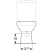 GEBERIT Selnova miska kompaktowa WC Rimfree, odpływ poziomy 500.285.01.7