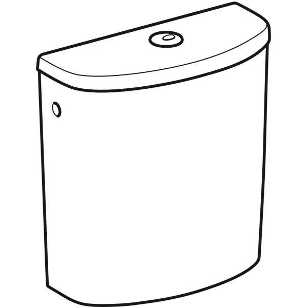 GEBERIT Selnova spłuczka kompaktowa WC, biała 500.269.01.1