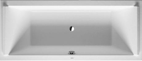 Duravit Strack wanna prostokątna 180x80cm, z 2 oparciami ukośnymi, biała, 700338000000000