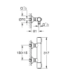 GROHE Precision Flow bateria prysznicowa z termostatem, chrom 34840000