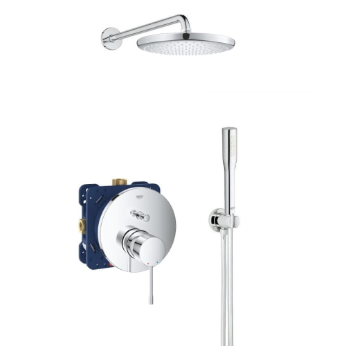 GROHE Essense zestaw prysznicowy podtynkowy z deszczownicą 250mm, chrom 24167001-01