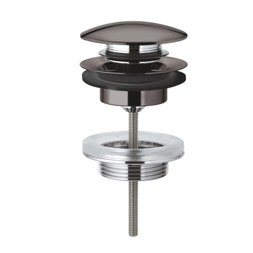 GROHE zawór odpływowy do umywalki, grafit błyszczący - hard graphite 65807A00