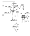 GROHE Start bateria umywalkowa rozmiar S, chrom 23550002