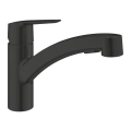 GROHE Start bateria zlewozmywakowa z wyciąganą wylewką, matte black 303072431