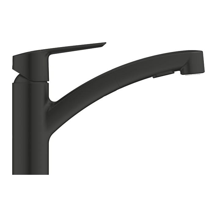 GROHE Start bateria zlewozmywakowa z wyciąganą wylewką, matte black 303072431