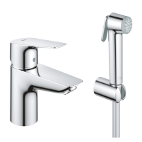 GROHE BauEdge bateria umywalkowa rozmiar S z rączką prysznicową, chrom 23757001
