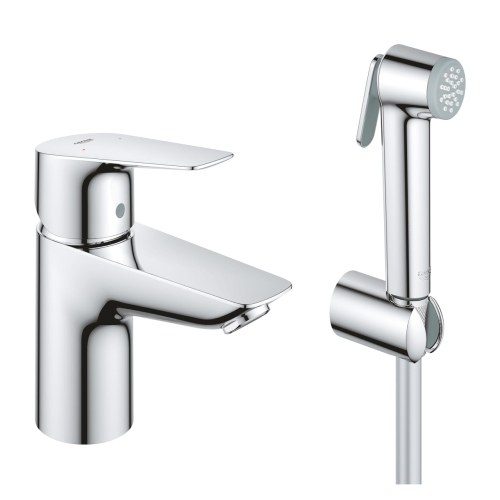 GROHE BauEdge bateria umywalkowa rozmiar S z rączką prysznicową, chrom 23757001