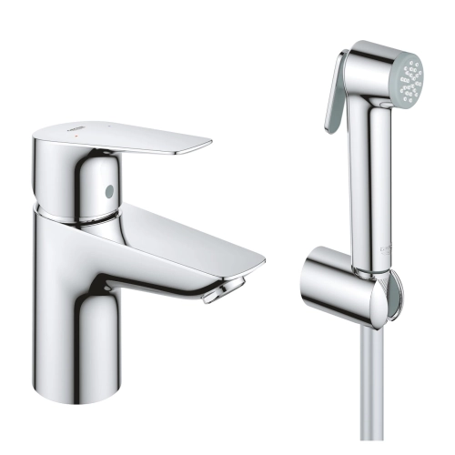 GROHE BauEdge bateria umywalkowa rozmiar S z rączką prysznicową, chrom 23757001