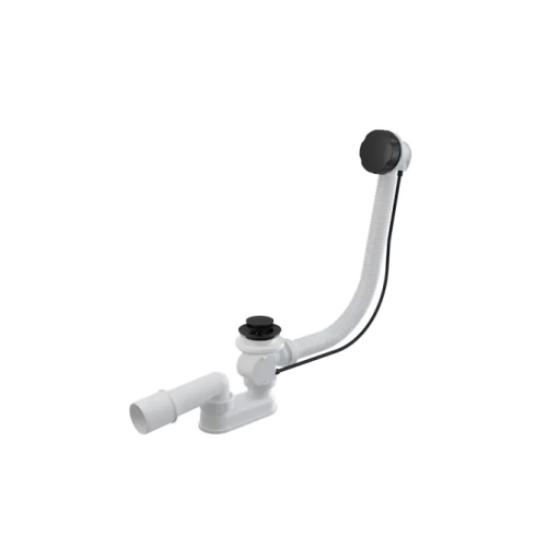 Excellent Simple syfon wannowy, czarny mat AREX.A65BL
