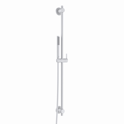 KLUDI Nova Fonte Puristic 1S zestaw natryskowy przesuwny, biały mat 2084053-15
