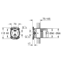 GROHE Rainshower uniwersalny element podtynkowy 1/2″ 26483000