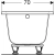 GEBERIT Perfect wanna prostokątna 140x70cm 554.070.01.1