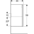 KOŁO Rekord szafka pod umywalkę 50cm 89543000