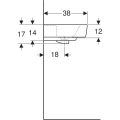 KOŁO Rekord umywalka meblowa 50x38cm K91952000