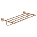 GROHE Essentials półka z wieszakiem na ręczniki, miedziany błyszczący - warm sunset 40800DA1
