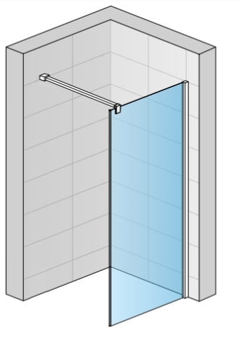 Sanswiss Annea ścianka boczna 70cm, profil srebrny, szkło bezbarwne ANT107005007