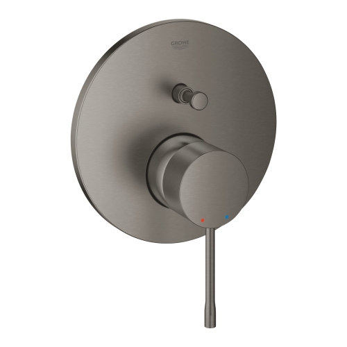 GROHE Essence bateria wannowo-prysznicowa podtynkowa, element zewnętrzny, grafitowy szczotkowany - brushed hard graphite 24167AL1