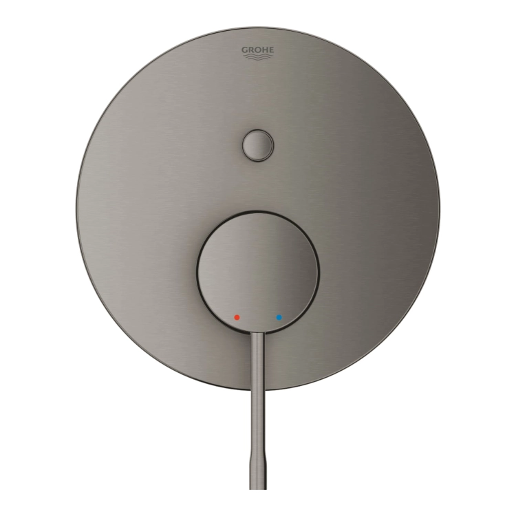 GROHE Essence bateria wannowo-prysznicowa podtynkowa, element zewnętrzny, grafitowy szczotkowany - brushed hard graphite 24167AL1