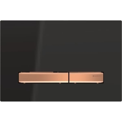 GEBERIT Sigma50 przycisk uruchamiający do spłuczek UP320, czarny połysk/różowe złoto 115.670.DW.2