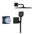 GROHE Grohtherm SmartControl Cube podtynkowy zestaw prysznicowy z deszczownicą 310mm, phantom black 34865KF0