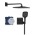 GROHE Grohtherm SmartControl Cube podtynkowy zestaw prysznicowy z deszczownicą 310mm, phantom black 34865KF0