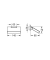 GROHE Selection Cube uchwyt na papier toaletowy, chrom 40781000