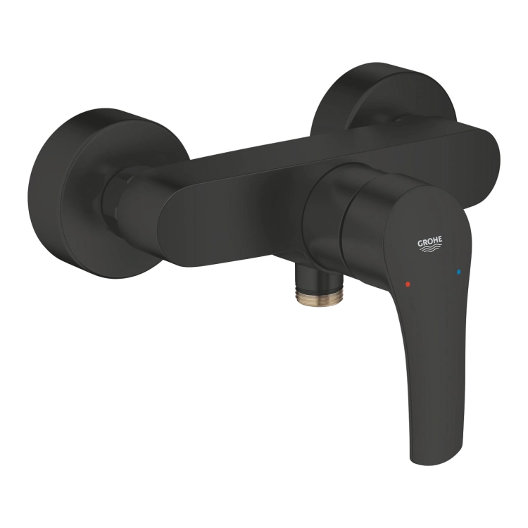 GROHE Eurosmart bateria prysznicowa ścienna, matte black 335552433