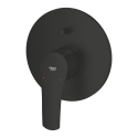 GROHE Eurosmart bateria podtynkowa do obsługi dwóch wyjść, element zewnętrzny, matte black 194502433