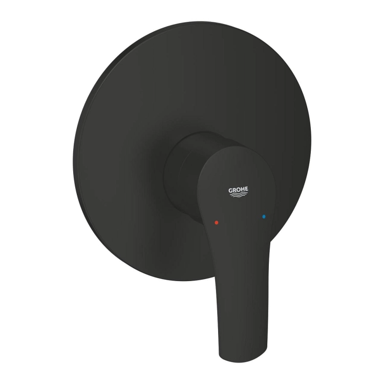 GROHE Eurosmart bateria podtynkowa do obsługi jednego wyjścia, element zewnętrzny, matte black 194512433