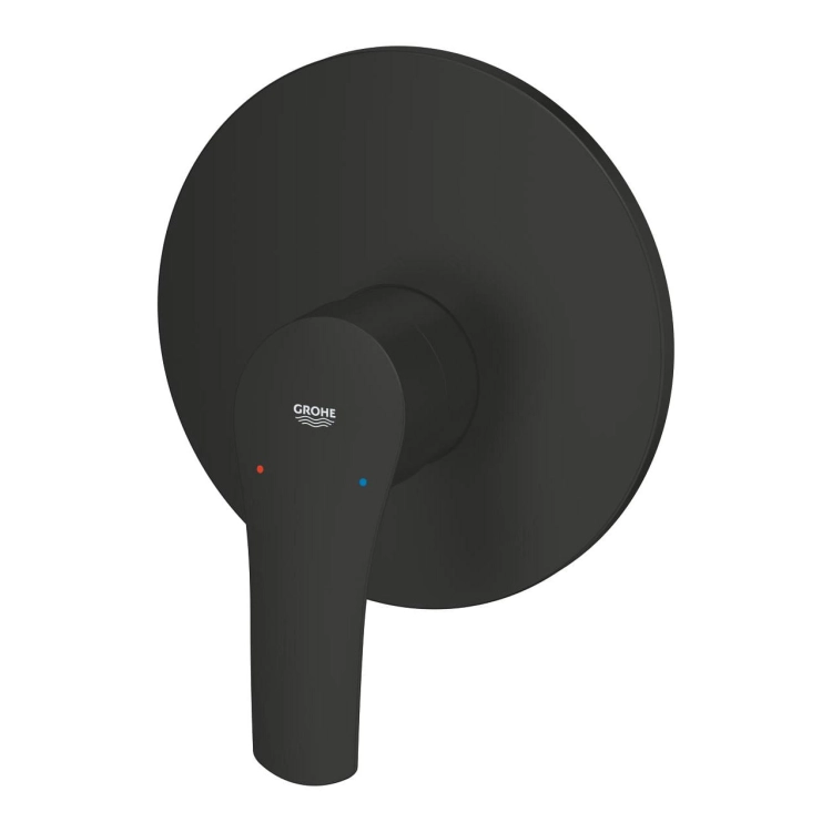 GROHE Eurosmart bateria podtynkowa do obsługi jednego wyjścia, element zewnętrzny, matte black 194512433