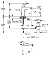 GROHE Eurosmart bateria umywalkowa, Energy Saving, rozmiar M, matte black 23393243E