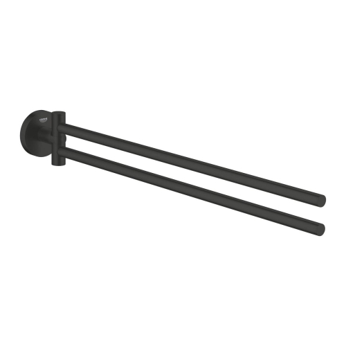 GROHE Essentials wieszak dwuramienny, matte black 1024672430