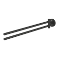 GROHE Essentials wieszak dwuramienny, matte black 1024672430