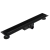 Balneo G-Drain Next Double Dark odpływ liniowy 60 cm, ruszt czarne szkło GD-DD-60