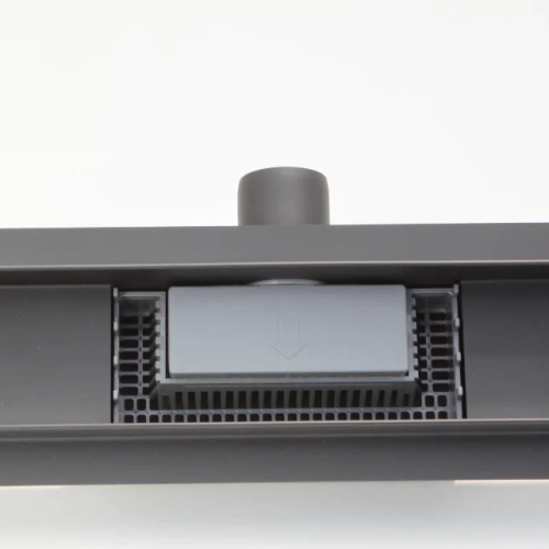Balneo G-Drain Next Double Dark odpływ liniowy 60 cm, ruszt czarne szkło GD-DD-60