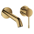 GROHE Essence New M-size bateria umywalkowa podtynkowa element zewnętrzny, złoty połysk - cool sunrise 29192GL1