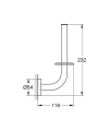 GROHE Essentials uchwyt na zapasowy papier toaletowy, matte black 1024692430