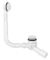 MCALPINE syfon wannowy, klik-klak, biały HC2600CL-WH
