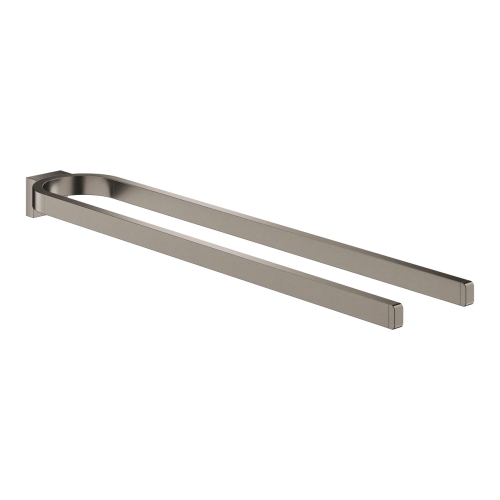 GROHE Selection wieszak na ręcznik nieobrotowy, grafitowy szczotkowany - brushed hard graphite 41059AL0