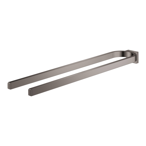 GROHE Selection wieszak na ręcznik nieobrotowy, grafitowy błyszczący - hard graphite 41059A00