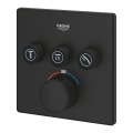 GROHE Grohtherm Cube SmartControl bateria termostatyczna do obsługii 3 wyjść, element zewnętrzny,  phantom black 102167KF00