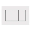 GEBERIT Sigma 30 przycisk spłukujący biały połysk/biały połysk/biały mat 115.883.11.1