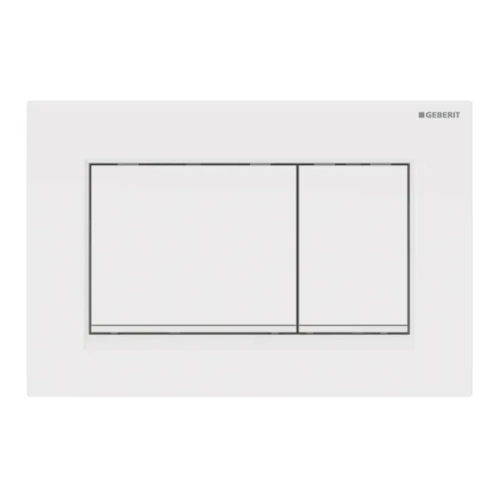 GEBERIT Sigma 30 przycisk spłukujący biały połysk/biały połysk/biały mat 115.883.11.1