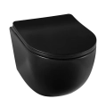 Balneo Luna Black miska podwieszana 48,5x36,5cm z deską wolnoopadającą G0101020101-2