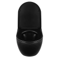 Balneo Luna Black miska podwieszana 48,5x36,5cm z deską wolnoopadającą G0101020101-2
