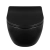 Balneo Luna Black miska podwieszana 48,5x36,5cm z deską wolnoopadającą G0101020101-2