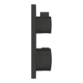 GROHE Grohtherm wannowa bateria podtynkowa termostatyczna do obsługi dwóch wyjść, element zewnętrzny, matte black 1022112430