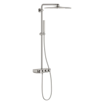 GROHE Grohtherm Euphoria SmartControl System 310 Cube Duo komplet prysznicowy z termostatem do montażu ściennego stal szczotkowana 26508DC0